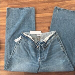 EB Denim Relaxed Blue Jeans Medium Wash